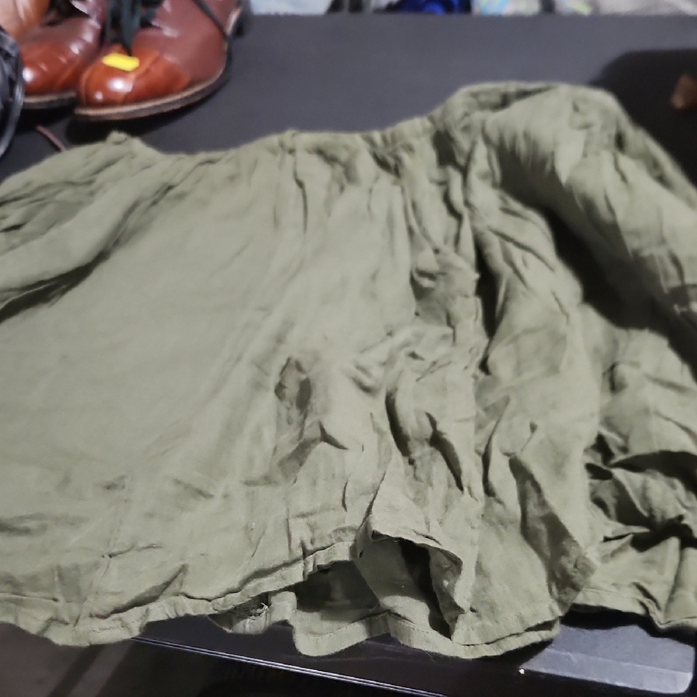 Old Navy Green Mini Skater Skirt